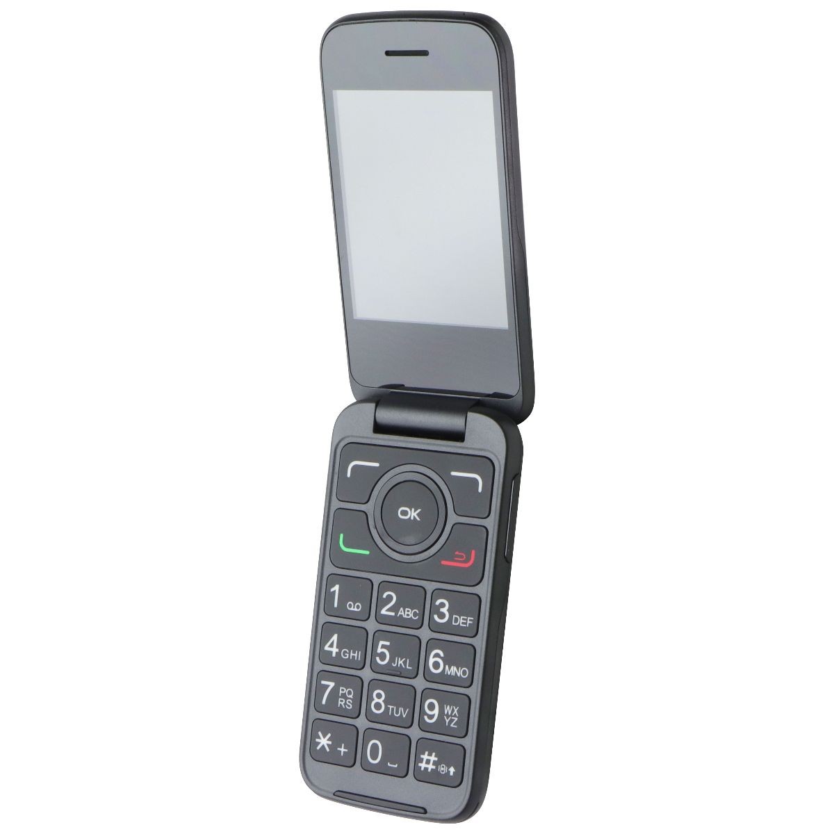 FAIR – Alcatel SMARTFLIP (2.8-in) Flip Phone (4052R) AT&T Locked – Black / 4GB