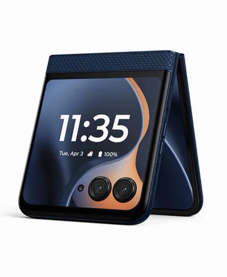 Motorola Razr 2025 (Cricket Wireless) Gibraltar Sea Black 256GB + 1yr Warranty