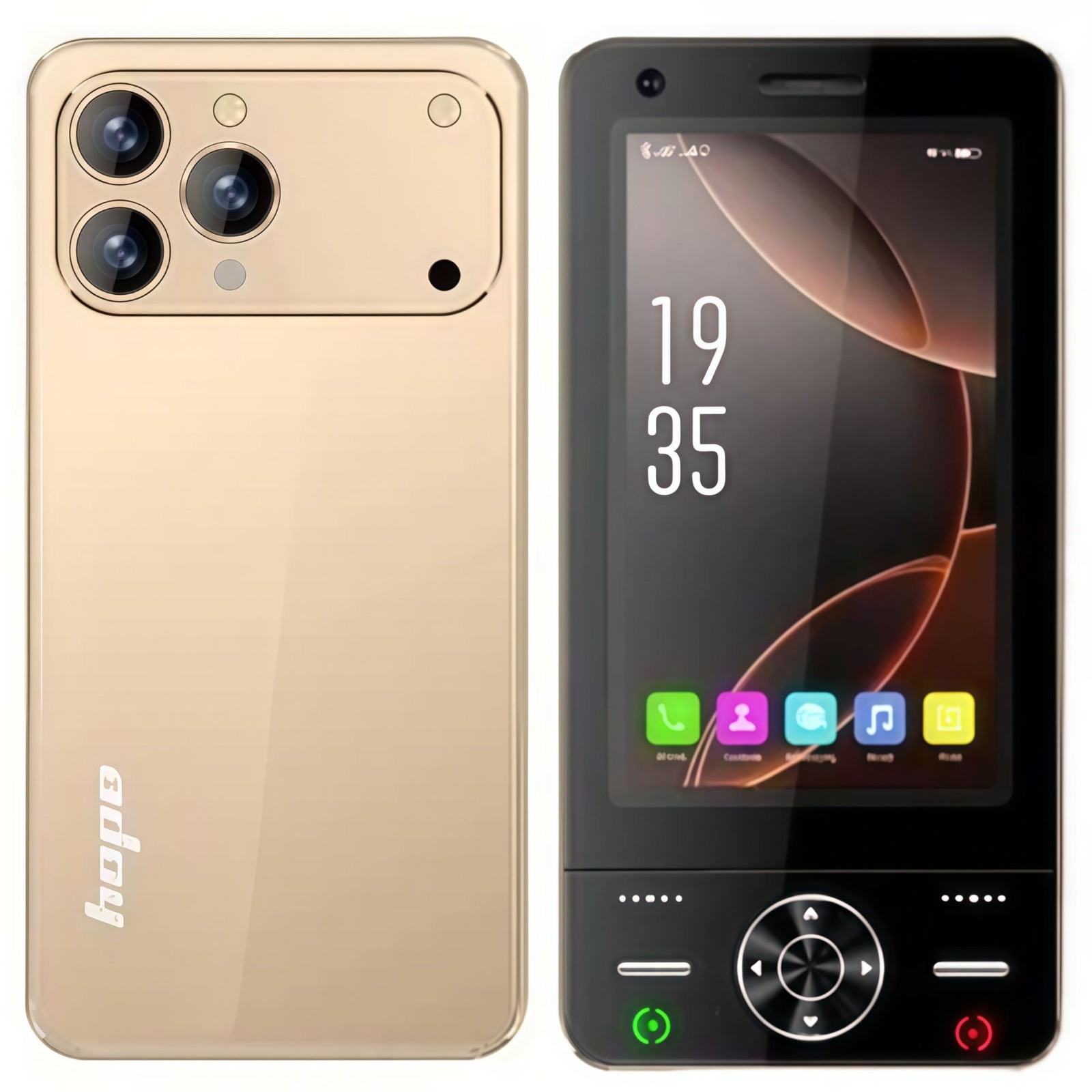 Unlocked 4G LTE 3.0″ Touch Screen Android Slider Smartphone Dual SIM 2GB+16GB