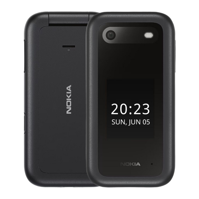 Nokia 2660 Flip 4G – Big Buttons – Emergency Button – Hearing Aid Compatible