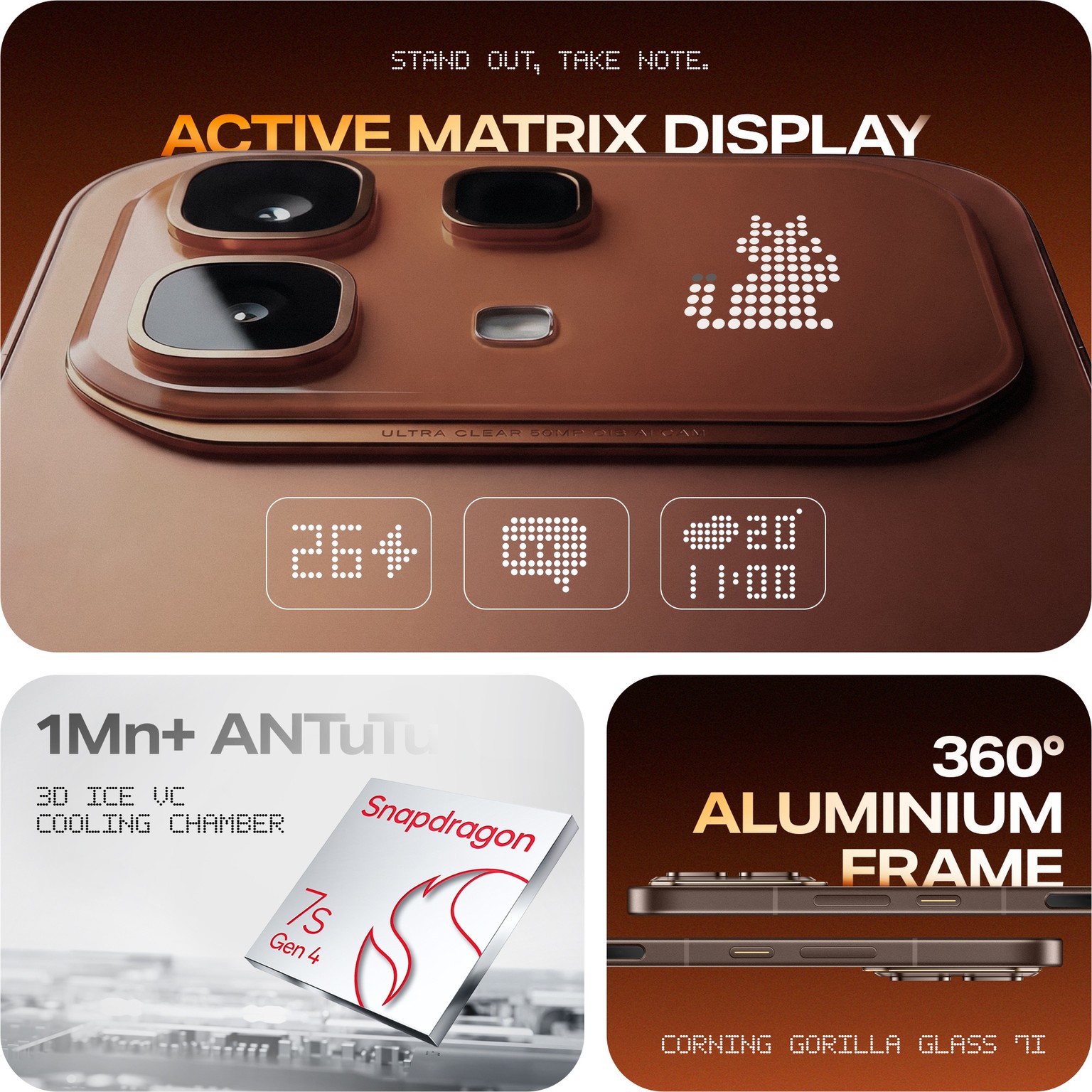 Infinix NOTE 60 Pro ( Brown, 128 GB 8 GB RAM) Snapdragon 7s NFC Global Version.