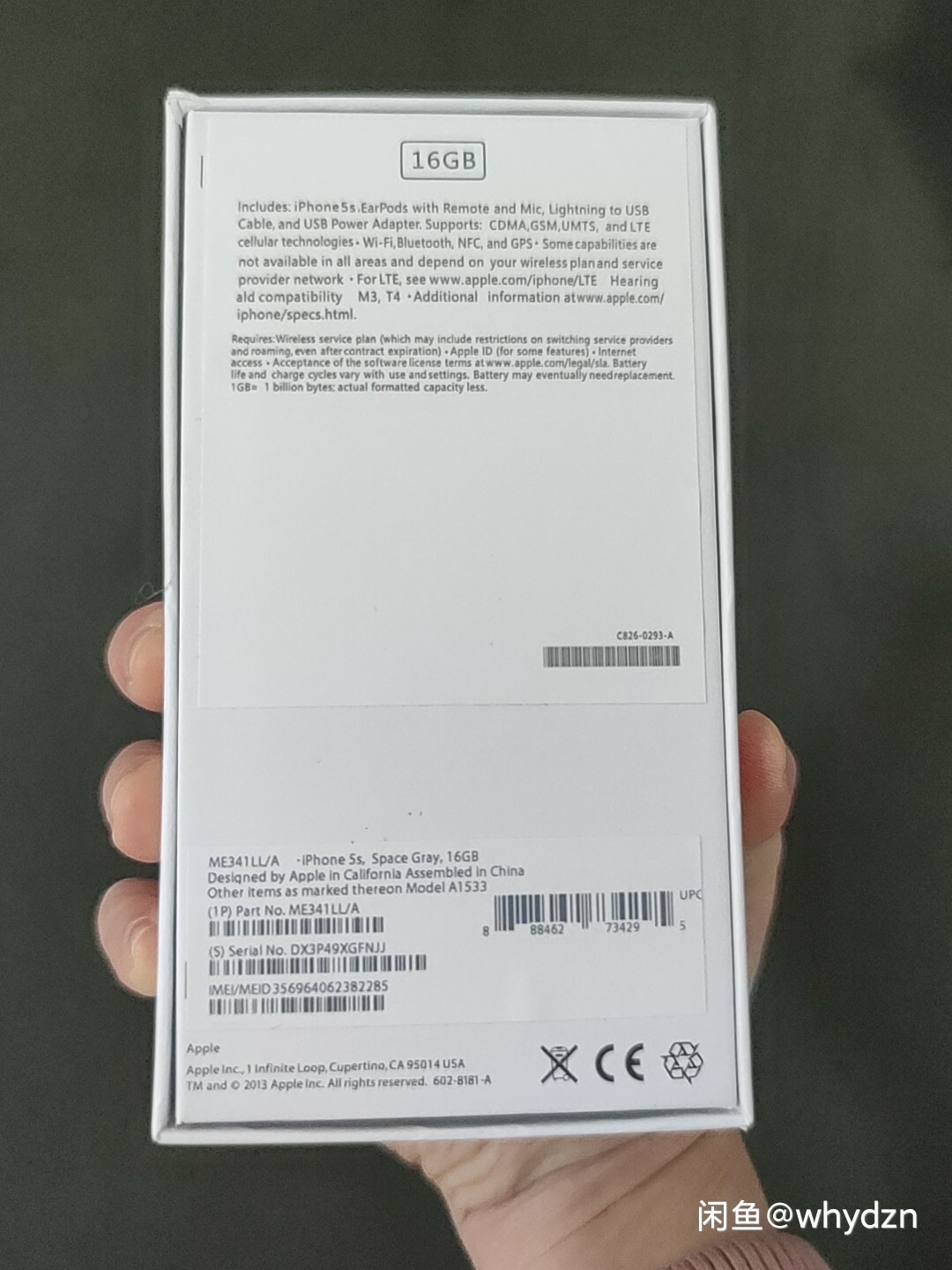 HOT Original Apple iPhone 5S 16GB/32GB/64GB 3 Colors Unlocked IOS12 smartphone