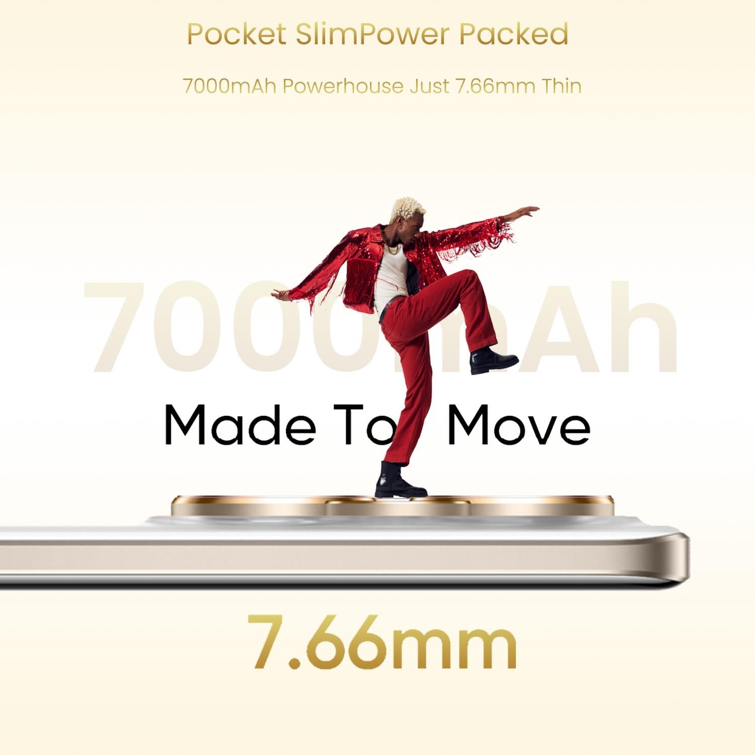realme 15 5G (Flowing Silver, 256 GB) (12GB RAM) Mediatek Dimensity 7300+ 5G Pro