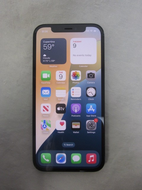 Apple iPhone 12 A2172 64GB AT&T Locked Black 100% Battery Health