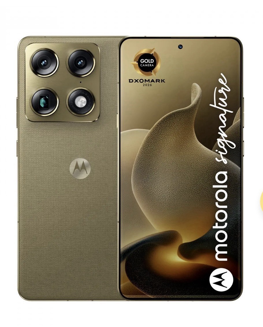 Motorola Signature 16/512GB Pantone Martini Olive – NEW Smartphone w/ Warranty