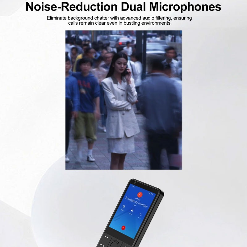 MINI Unlocked DOOV R77 PRO Android 14 Smartphone Dual SIM Phone Keyboard Mobile