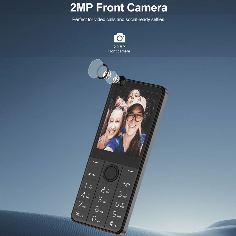 MINI Unlocked DOOV R77 PRO Android 14 Smartphone Dual SIM Phone Keyboard Mobile