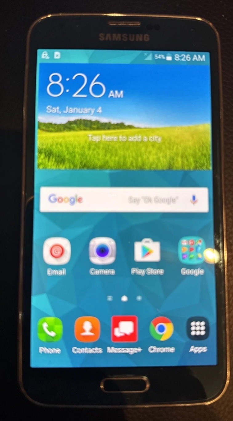 Samsung Galaxy S5 SM-G900V (Verizon) Blue 16GB Fast Ship Good Used