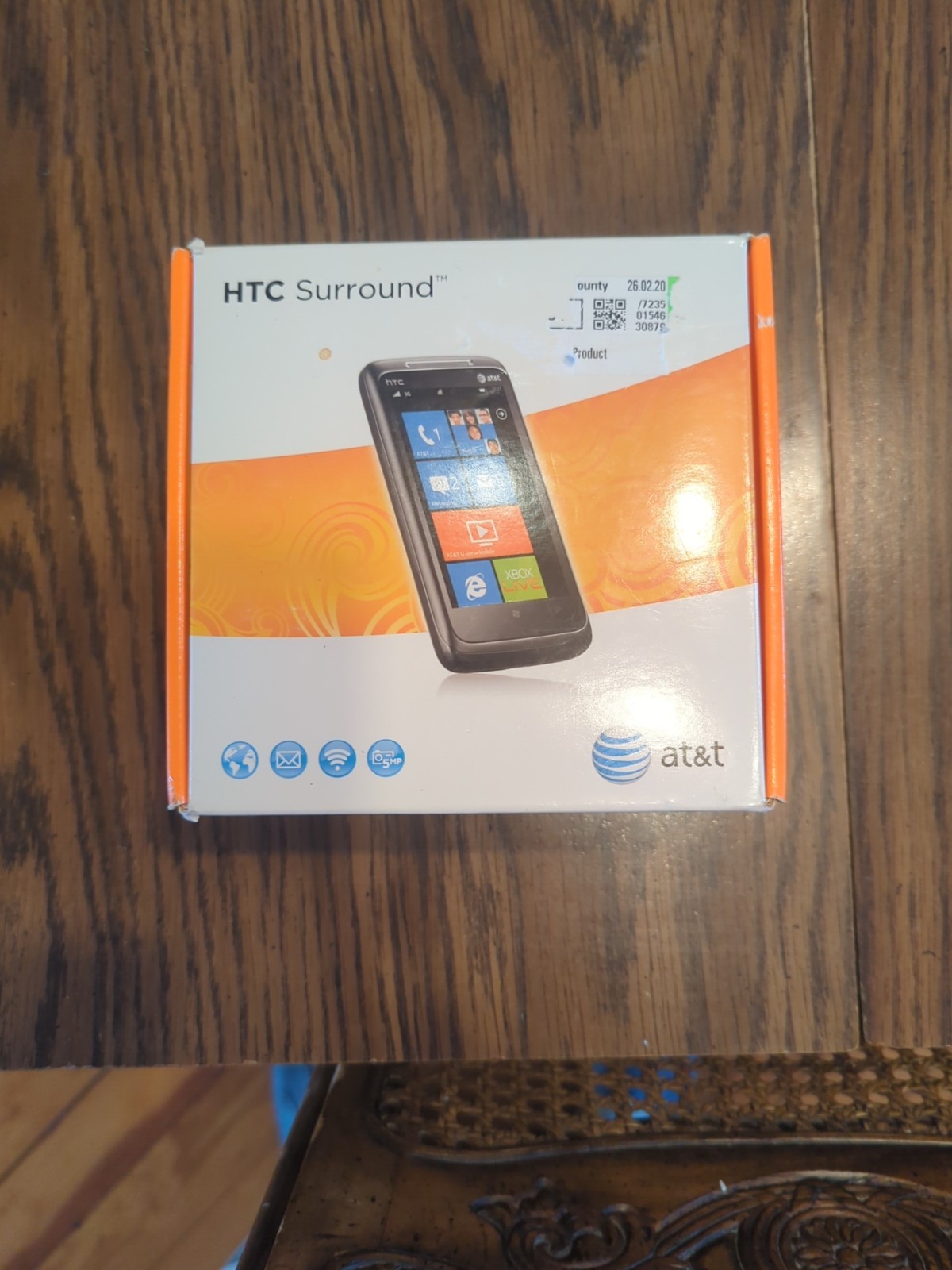 HTC Surround Windows Phone 7 Touch Screen Smartphone, Sliding Speaker