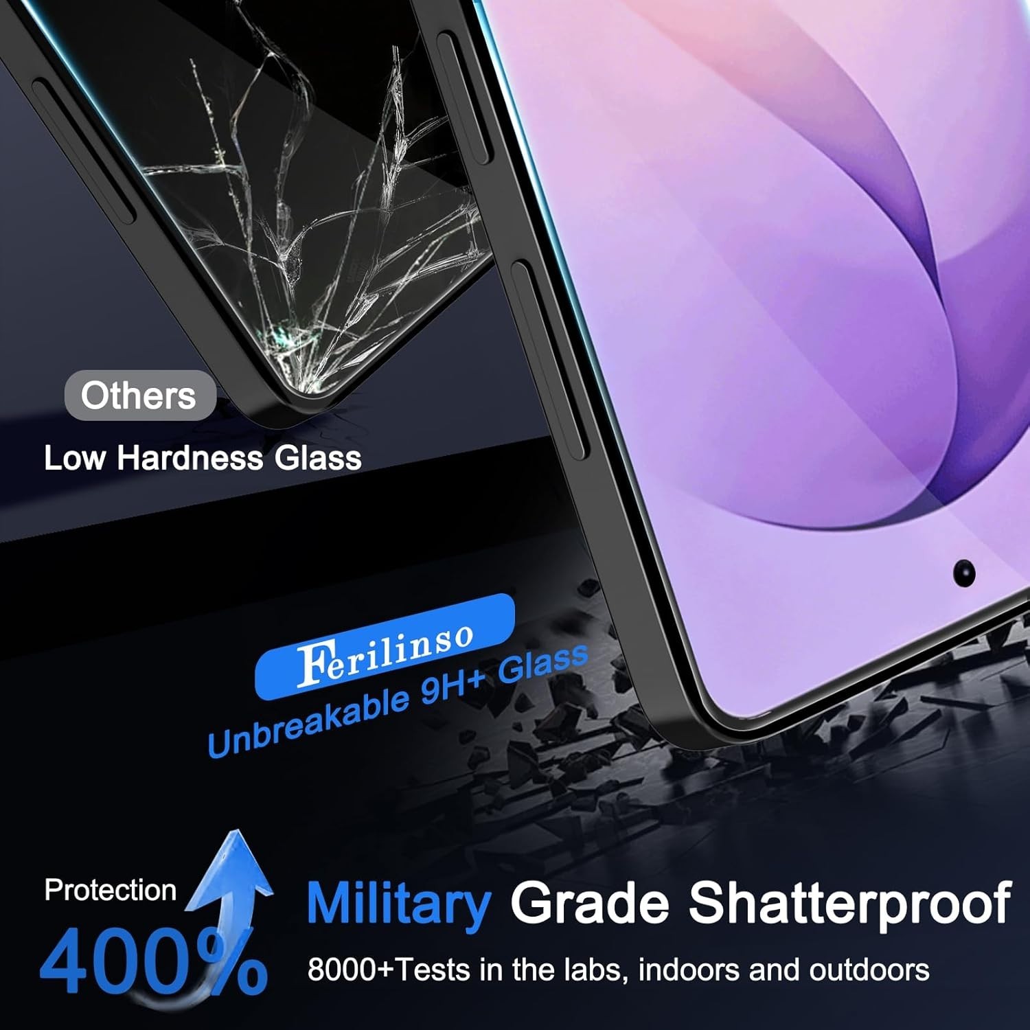 3+3 Samsung Galaxy S26 Ultra Screen Protector Glass Anti Fingerprint Clear Saver