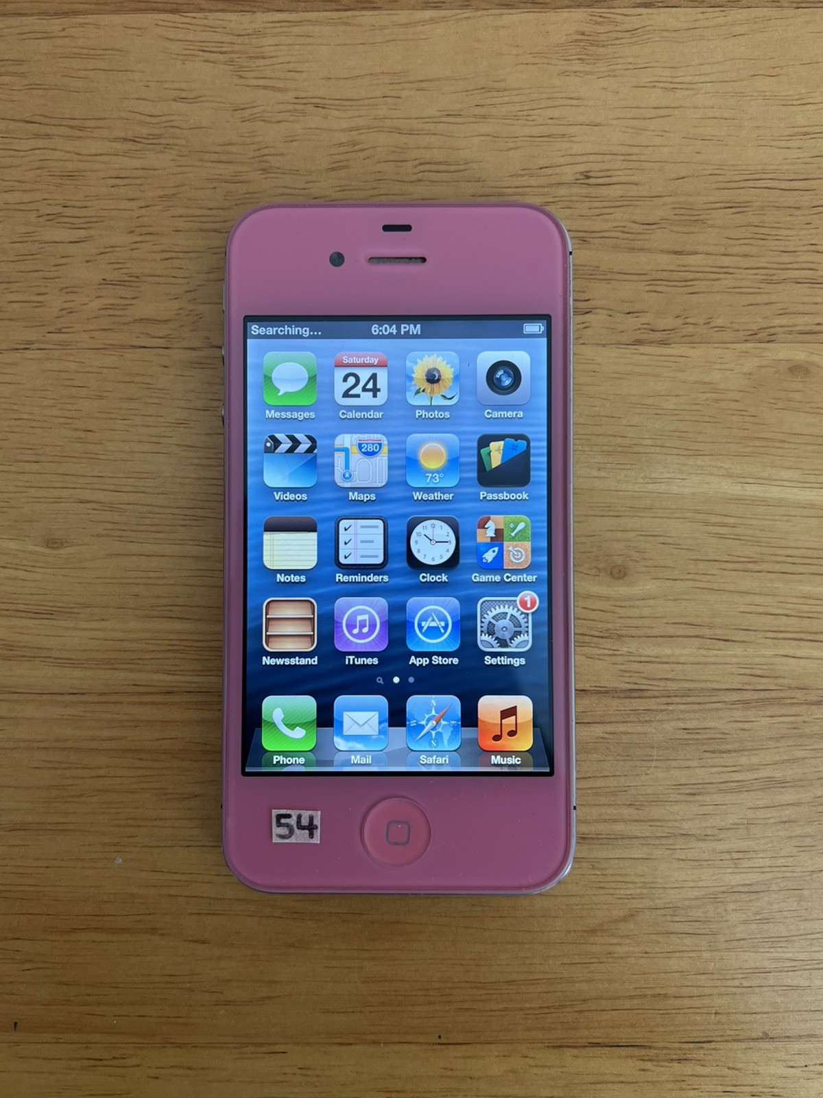 Ultra Rare Apple iPhone 4 – 16GB – Pink Verizon Model Number A1349 *w4v*