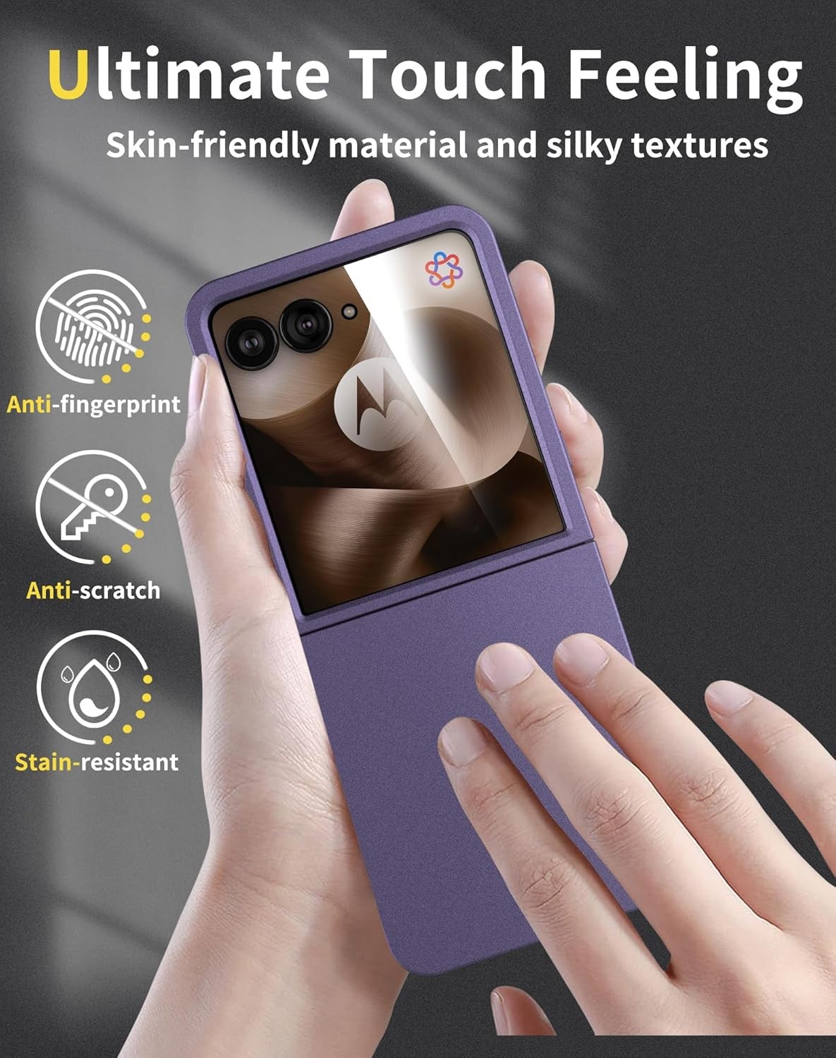 Case for Motorola Razr Ultra 2025/2026 – Thin Hard Matte Polycarbonate Cover