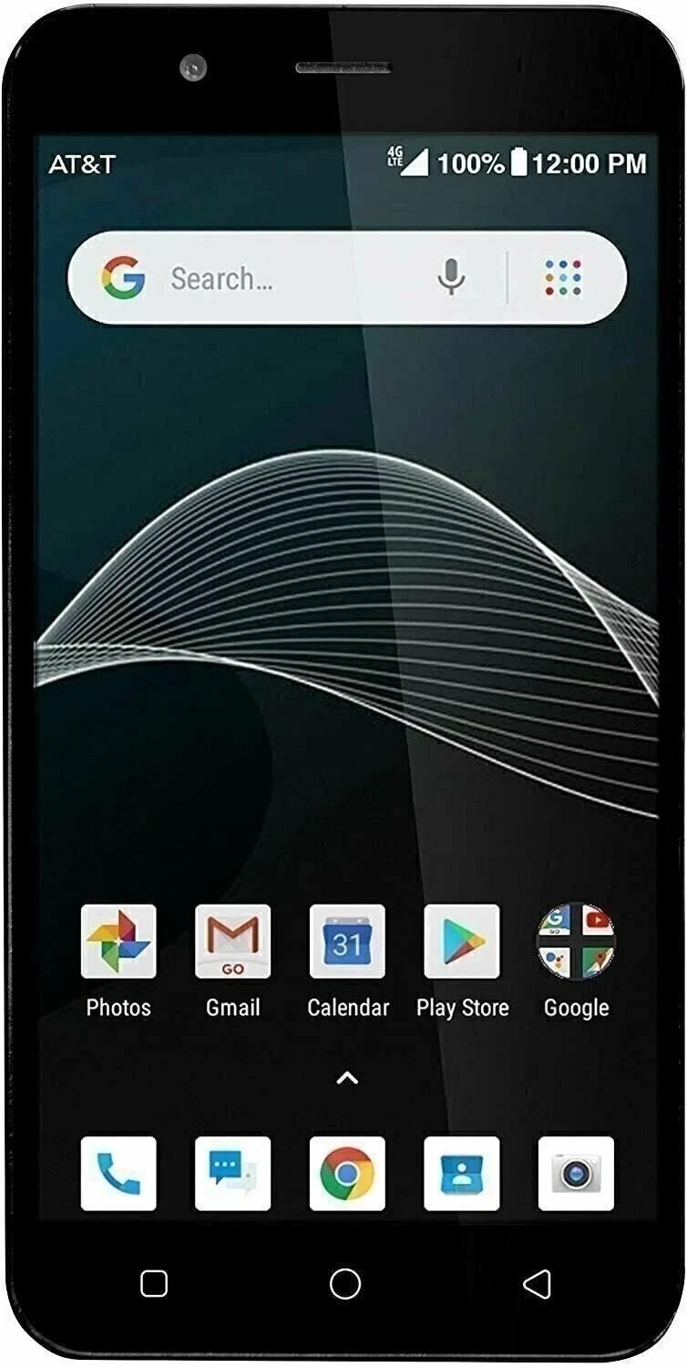 New AT&T Axia QS5509A 16GB 5.0″ 5MP 4G LTE AT&T Dark Blue Smartphone