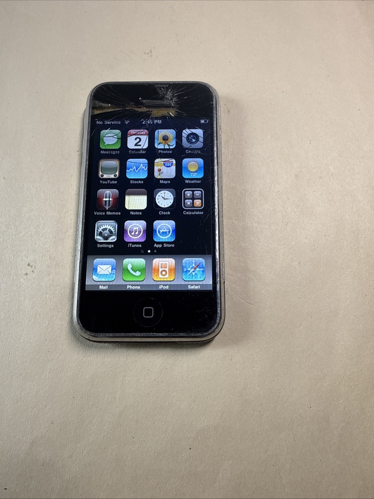 Apple iPhone 1st Generation – 8GB – Black – A1203 (GSM)