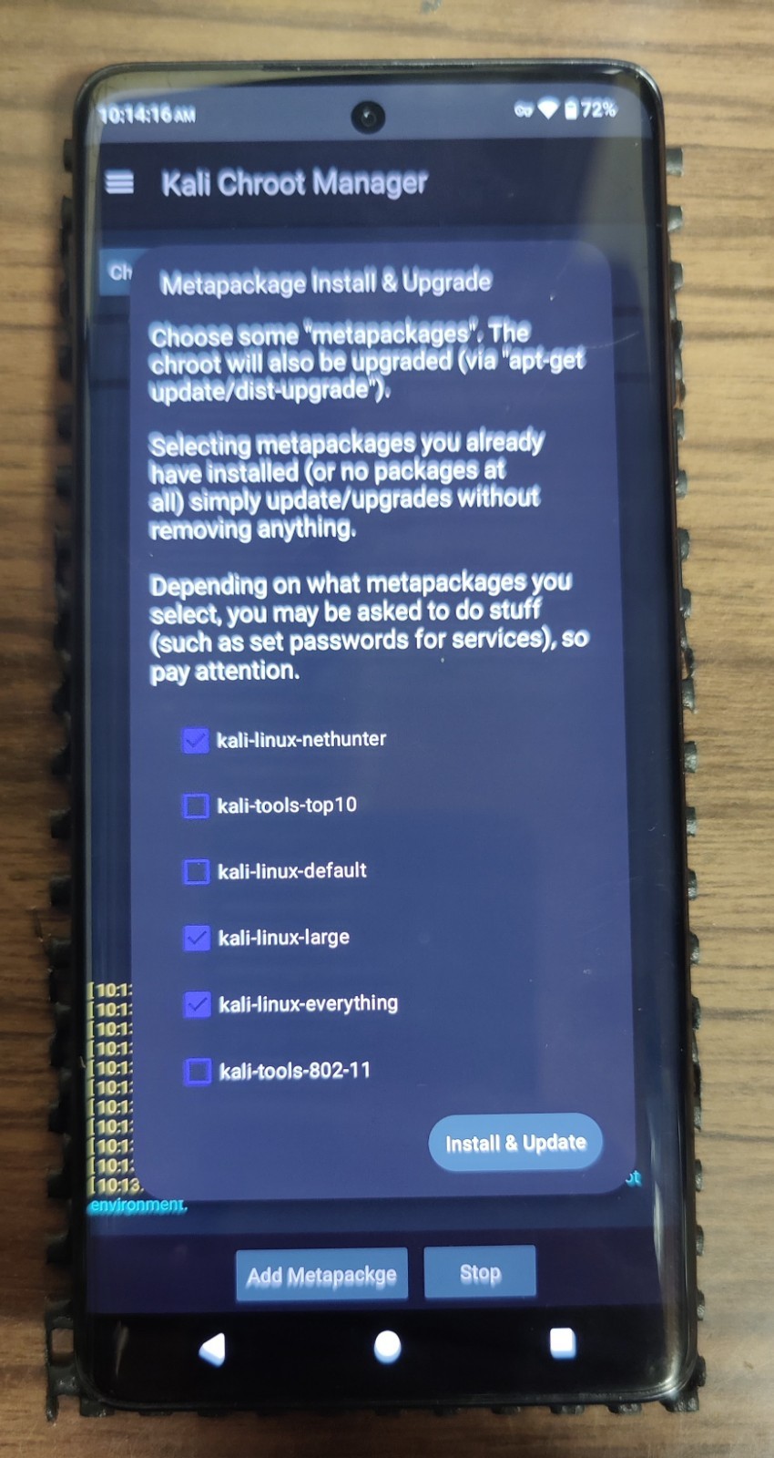 Motorola Edge 2024 Rooted Degoogled Kali Nethunter Android 16 T-Mobile Locked