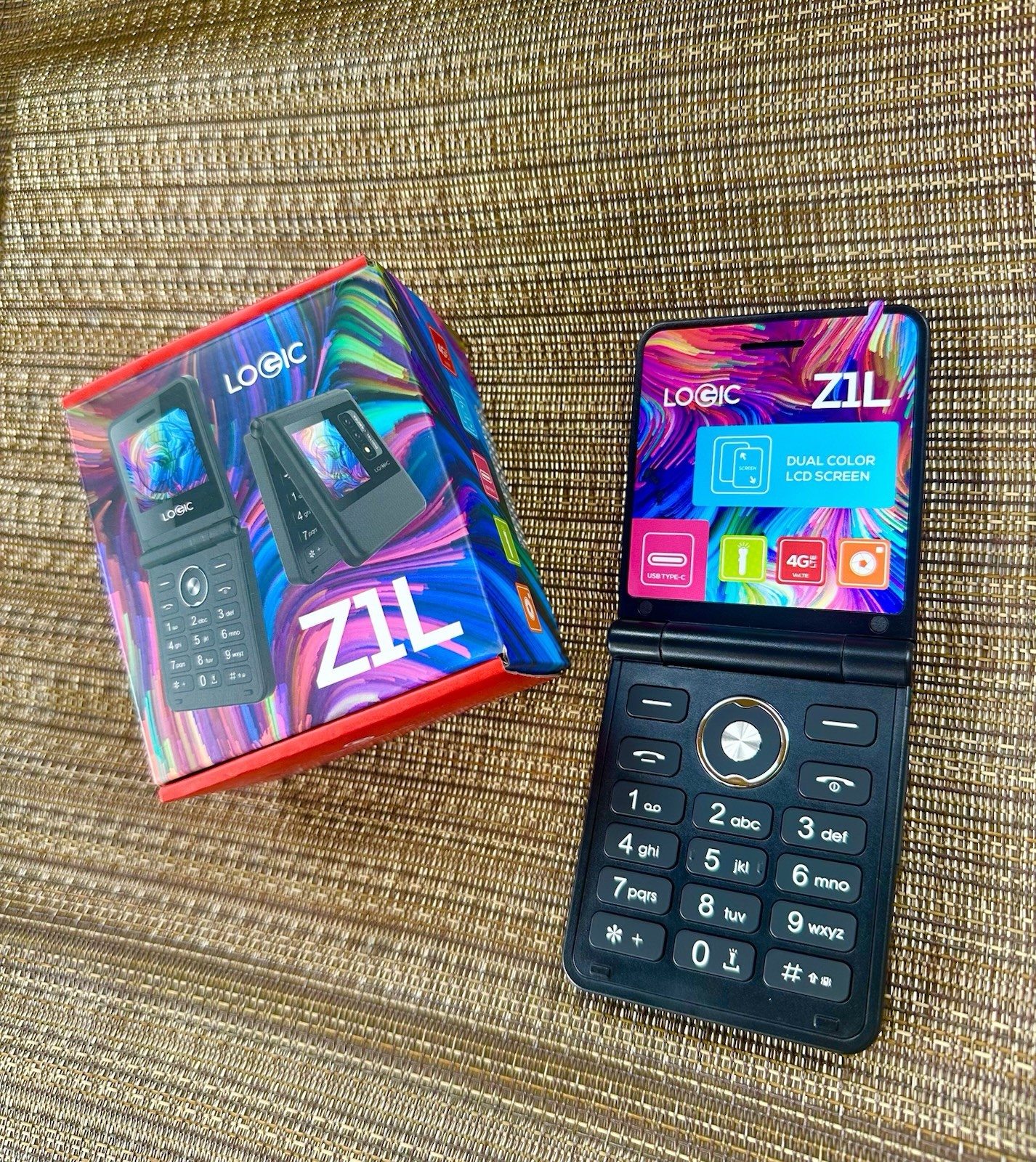 Logic Z1L 4G voLTE Flip Phone UNLOCKED* Dual Sim