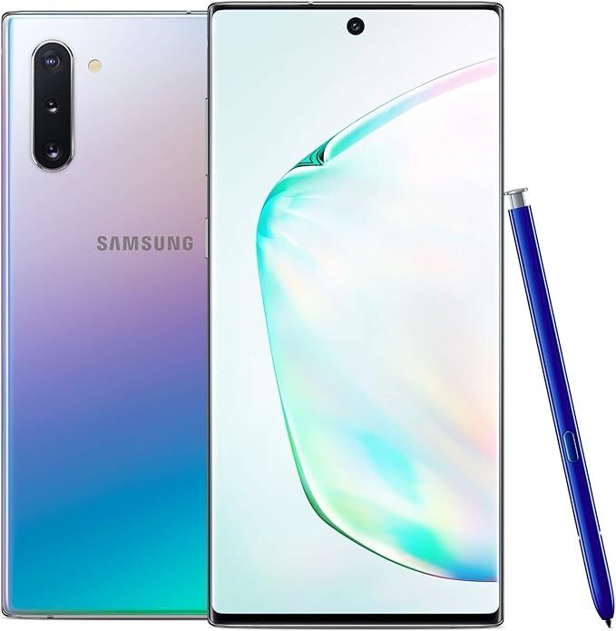 Samsung Galaxy Note10+ SM-N975U Unlocked 256GB Aura Glow C Light Burn