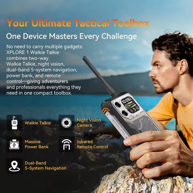 Blackview XPLORE 1 Walkie Talkie 5G 6.78” 120Hz D7500 20000mAh Rugged By FedEx
