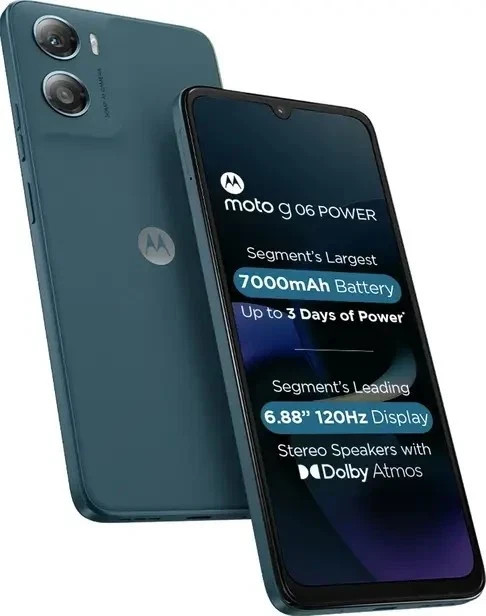 Motorola Moto G06 Power Tapestry Factory Unlocked 4GB RAM 64GB Storage