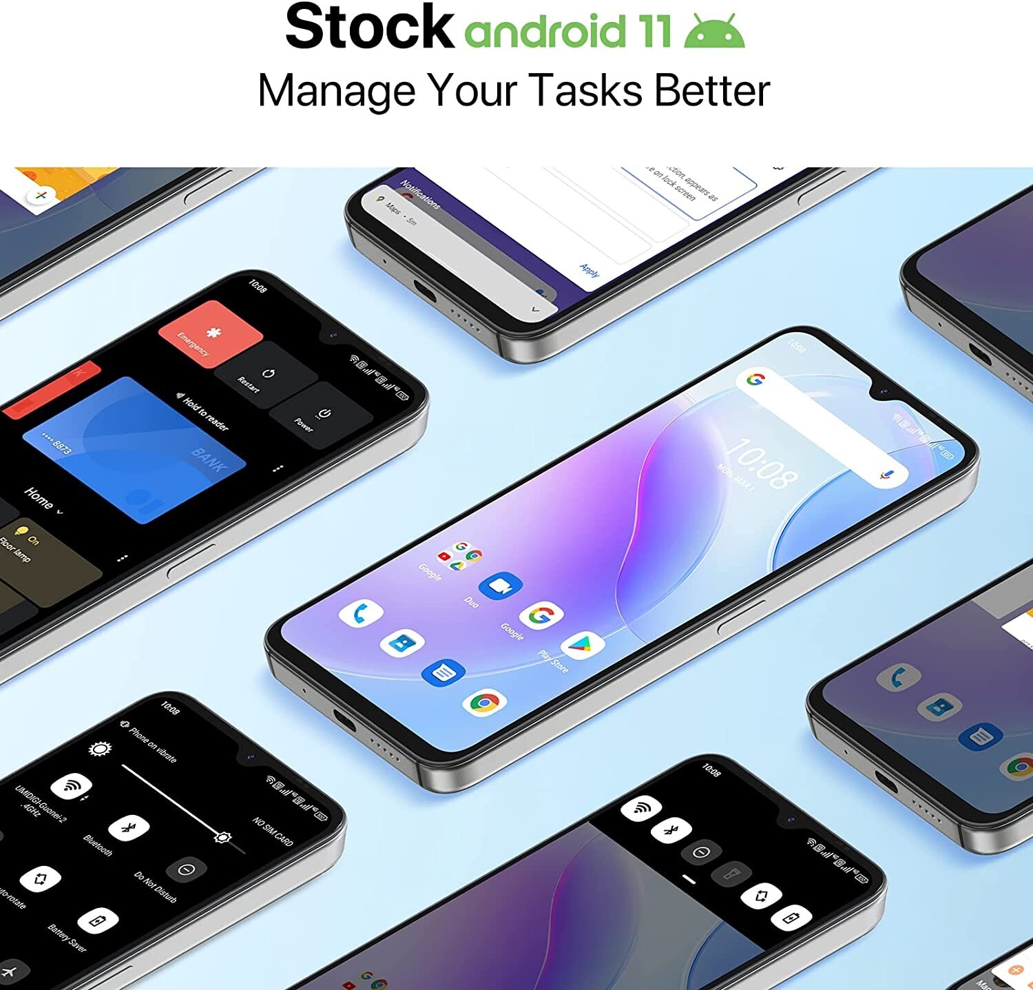 UMIDIGI A11S 6.53” Smartphone 16MP AI Triple Camera Android 11 Dual SIM 5150mAh