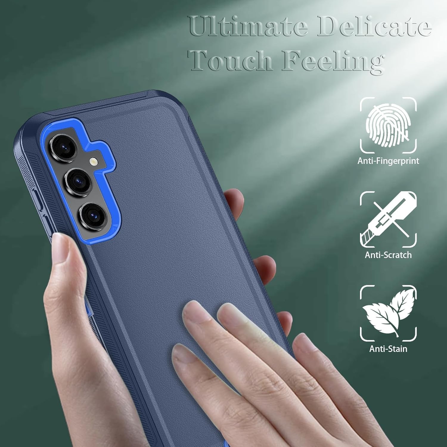Heavy Duty Shockproof Phone Case for Samsung Galaxy S23 FE with HD Screen Protec