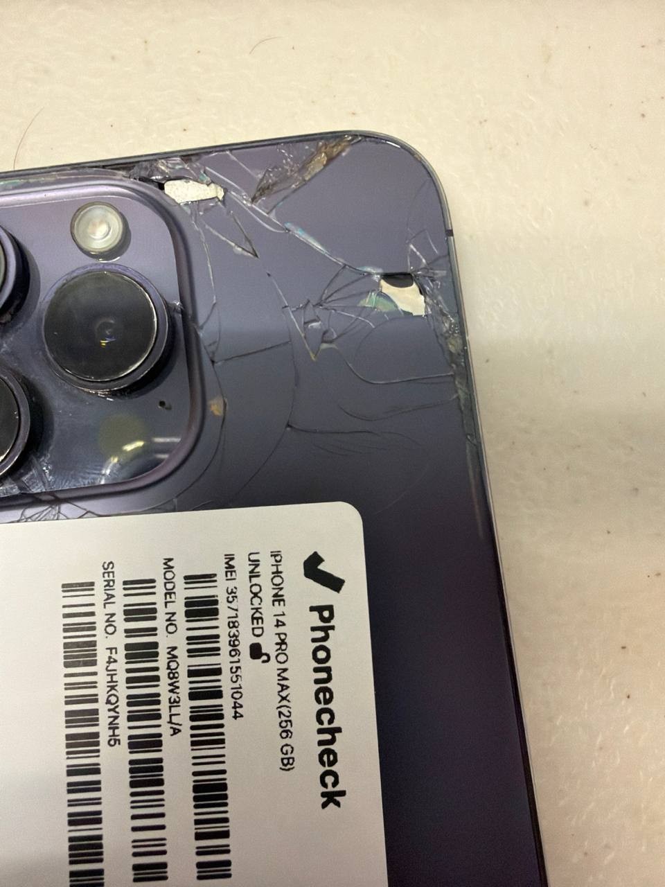 iPhone 14 Pro Max 256GB – Deep Purple (Unlocked)