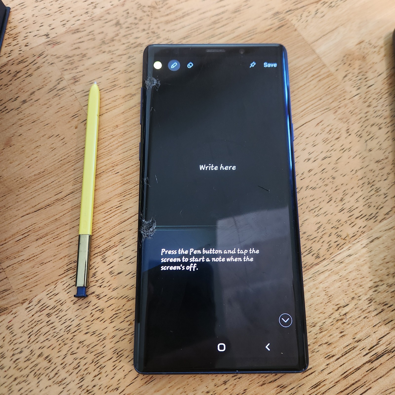Samsung Galaxy Note 9 128GB Blue Verizon w/Box & 2 Cases *please read*