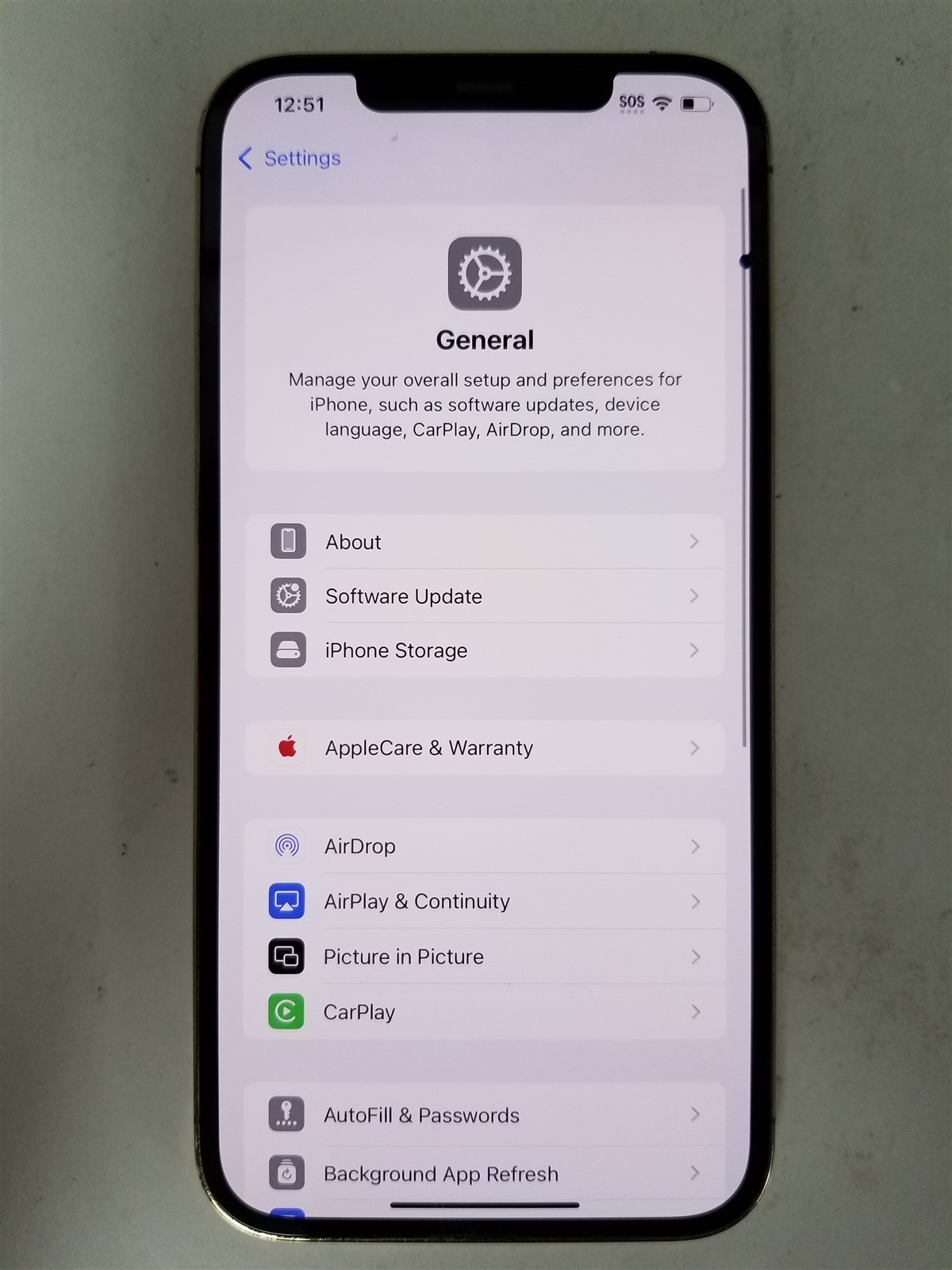 Apple iPhone 12 Pro Max 128GB Gold A2342 (Unlocked) Discounted zW2873