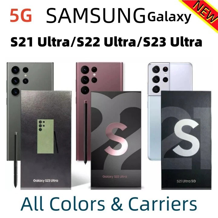 NEW Sealed Samsung Galaxy S24 Ultra/S22 Ultra/S23 Ultra/S23+/S22+ 5G Unlocked