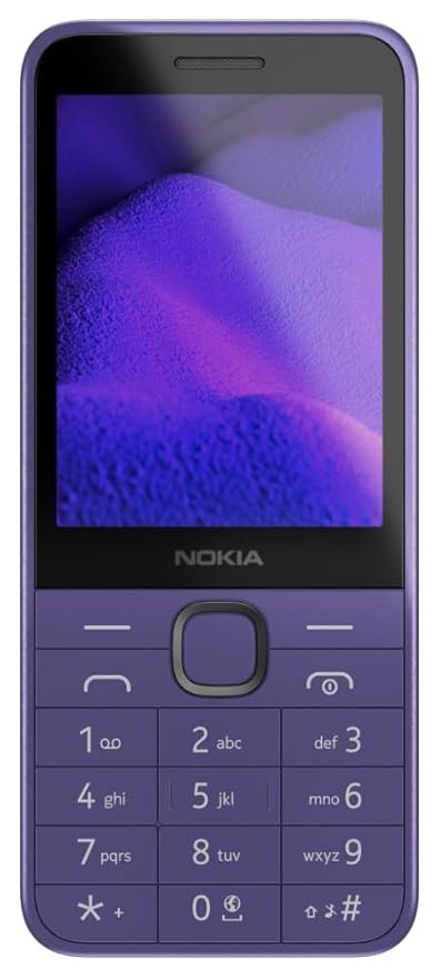 🔥New Nokia 235 4G Dual SIM Keypad Phone Bluetooth FM USB-C Purple🔥