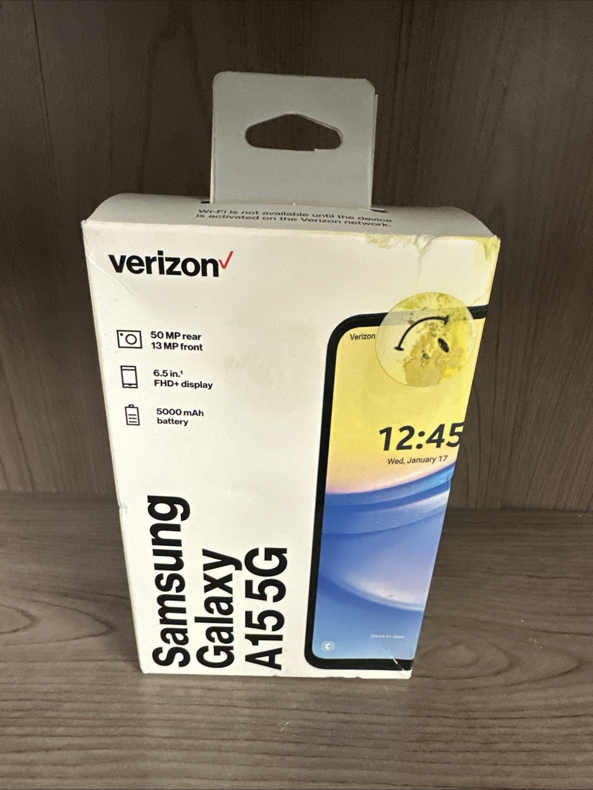 Samsung Galaxy A15 6.5″ 5G 128GB SSD Android 14 (Verizon PrePaid) SM-A156UZKPVZW