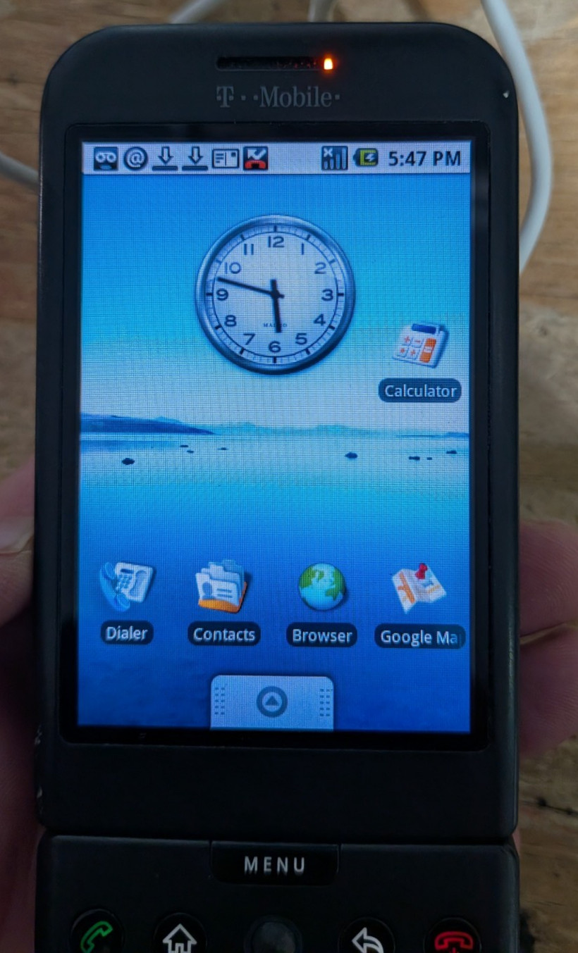 HTC Dream Google G1 (DREA100) (T-Mobile) Black Android Smartphone