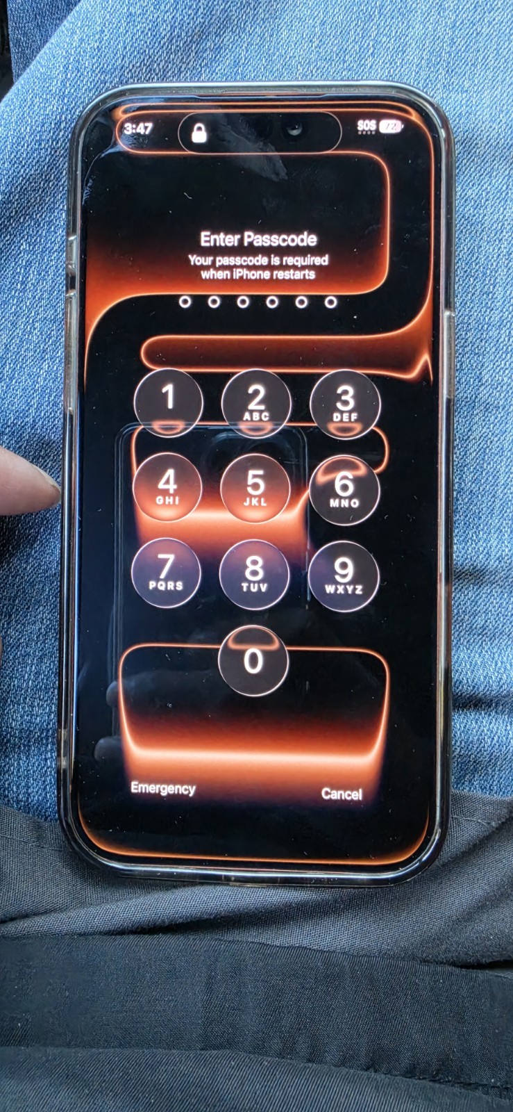 Apple iPhone 17 Pro Max – 256 GB – Cosmic Orange (AT&T) FOR PARTS – READ Descrip
