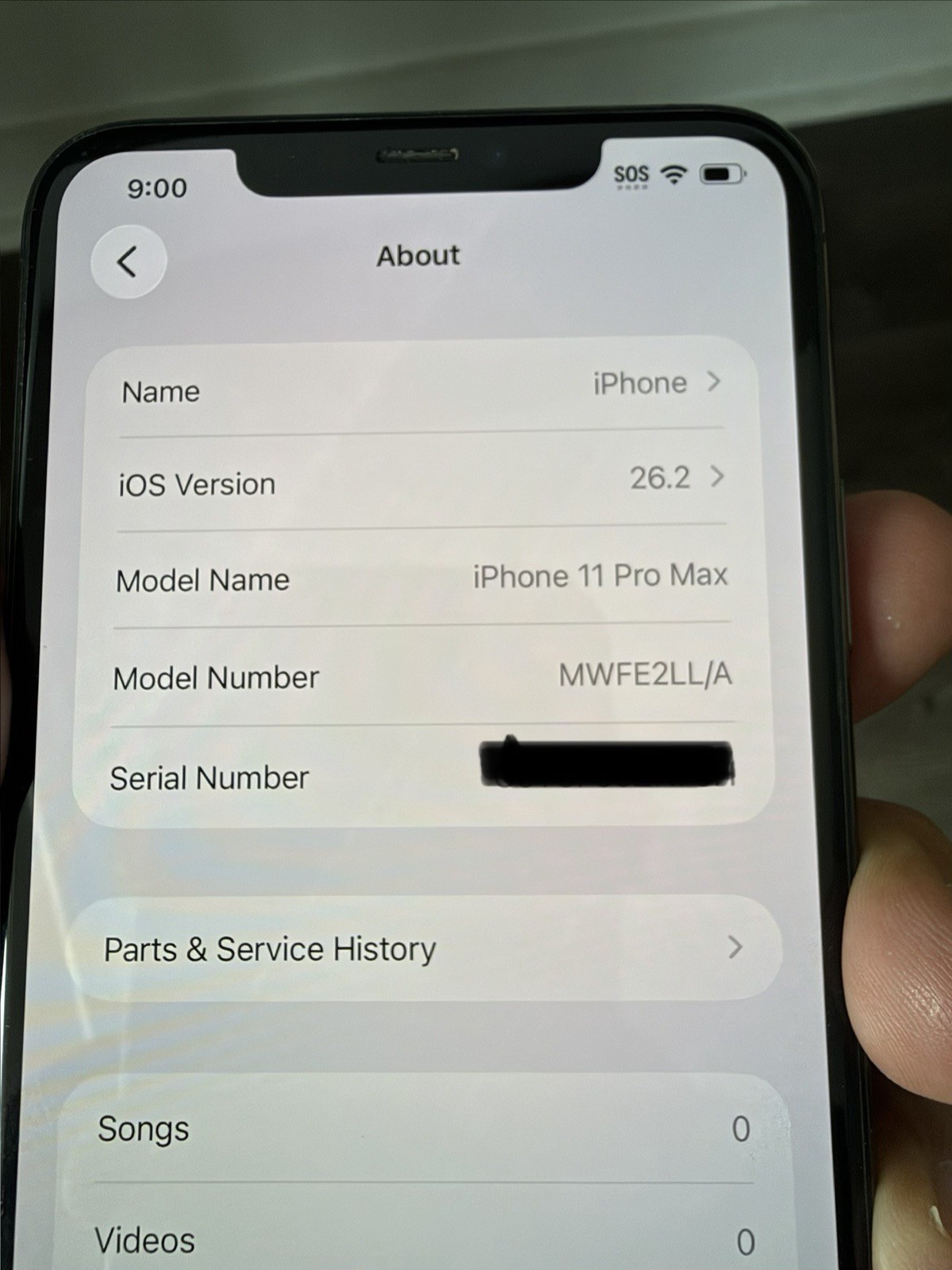 Apple iPhone 11 Pro Max 256GB Black Unlocked iOS A2161 (CDMA + GSM)