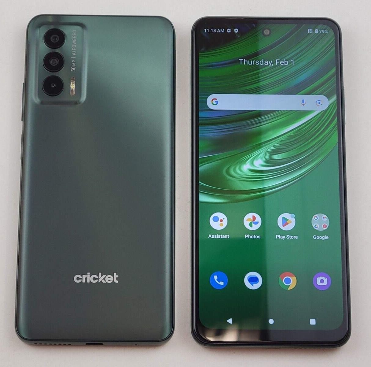 Cricket Outlast (U680AC) 64GB – Green (Cricket Wireless) Smartphone – Clean IMEI