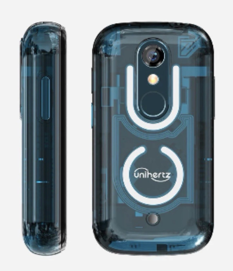 Unihertz Jelly 2E 256GB Blue Android 4G 3in 48MP Unlocked Smartphone