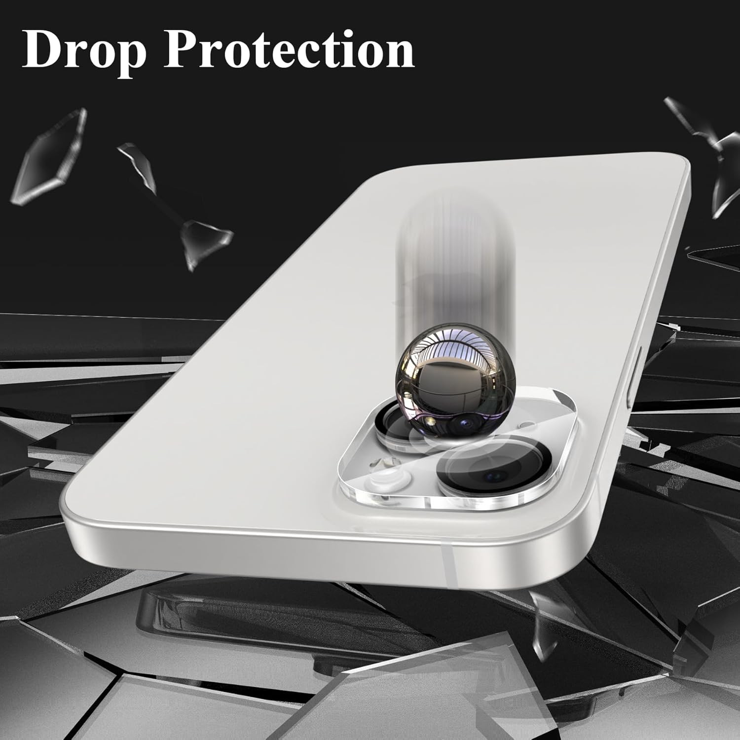 5PCS Camera Lens Protector & Night Shooting Mode for iPhone 13 & iPhone 13 Mini