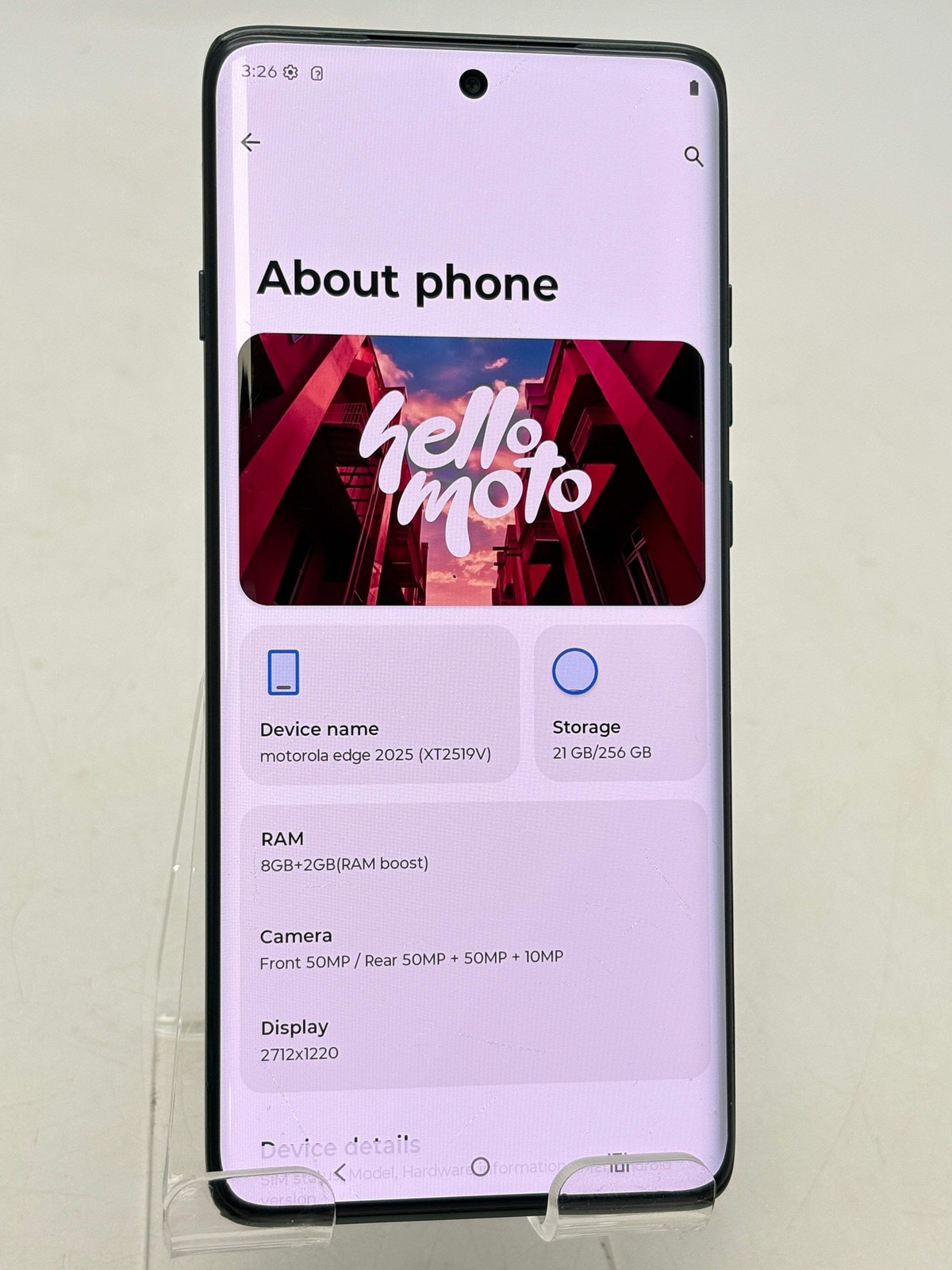 Motorola Edge 2025 XT2519V 256GB 8GB RAM Pantone Deep Forest