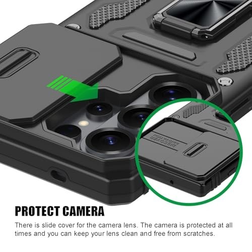 For Samsung Galaxy S26 Ultra Case w/ Military Grade Protective Cover & Kickstand