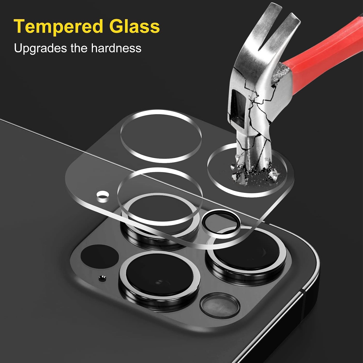 3 Pack Camera Lens Protector for iPhone 14 Pro 6.1″ & Pro Max 6.7″