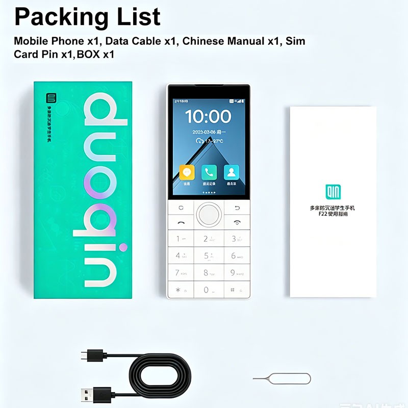 Unlock QIN F22 4G LTE MINI Android Smartphone Phone Keyboard Google Play Mobile