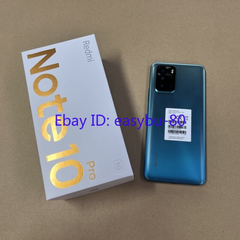 Xiaomi Redmi Note 10 Pro 5G-Dual SIM-64GB -Factory Unlocked-Octa-core-New Sealed