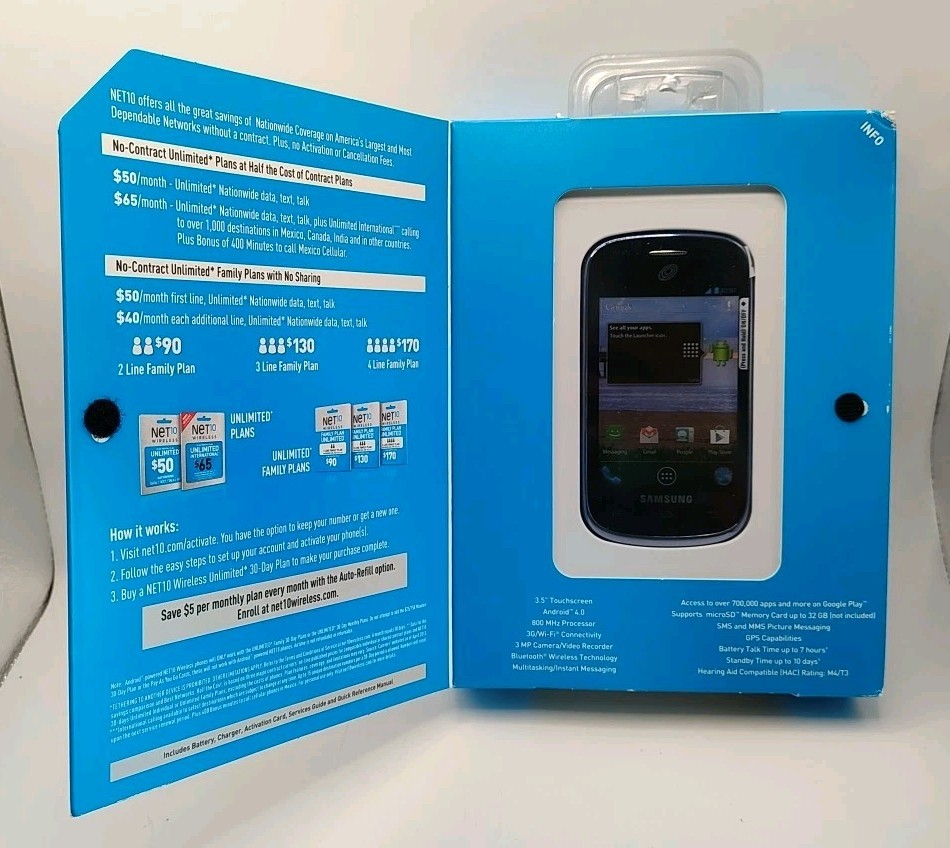Samsung Galaxy Centura SCH-S738C (GP) Prepaid Android Net 10 Wireless Phone