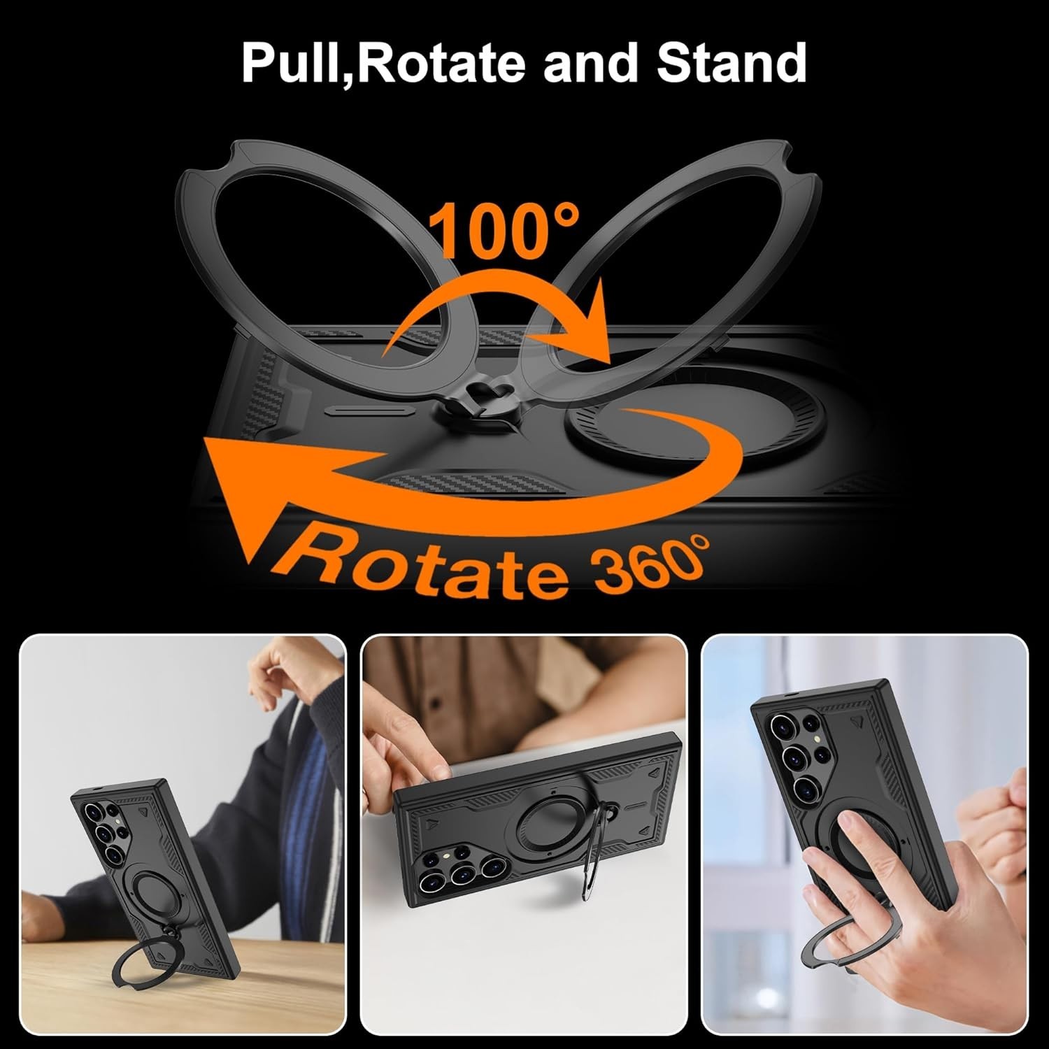 For Samsung Galaxy S24 Ultra Case Military Grade & shockproof Protective cover
