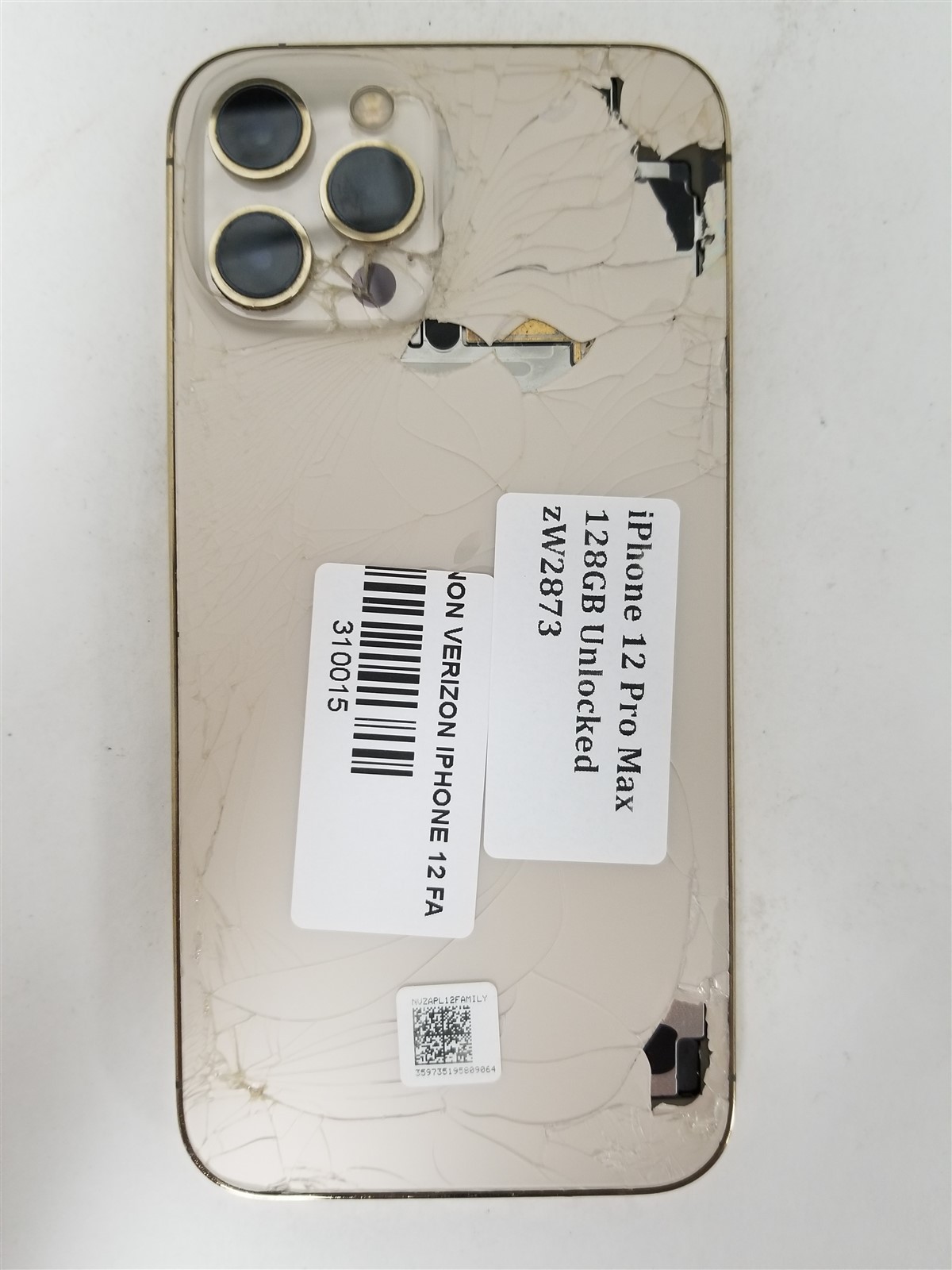 Apple iPhone 12 Pro Max 128GB Gold A2342 (Unlocked) Discounted zW2873