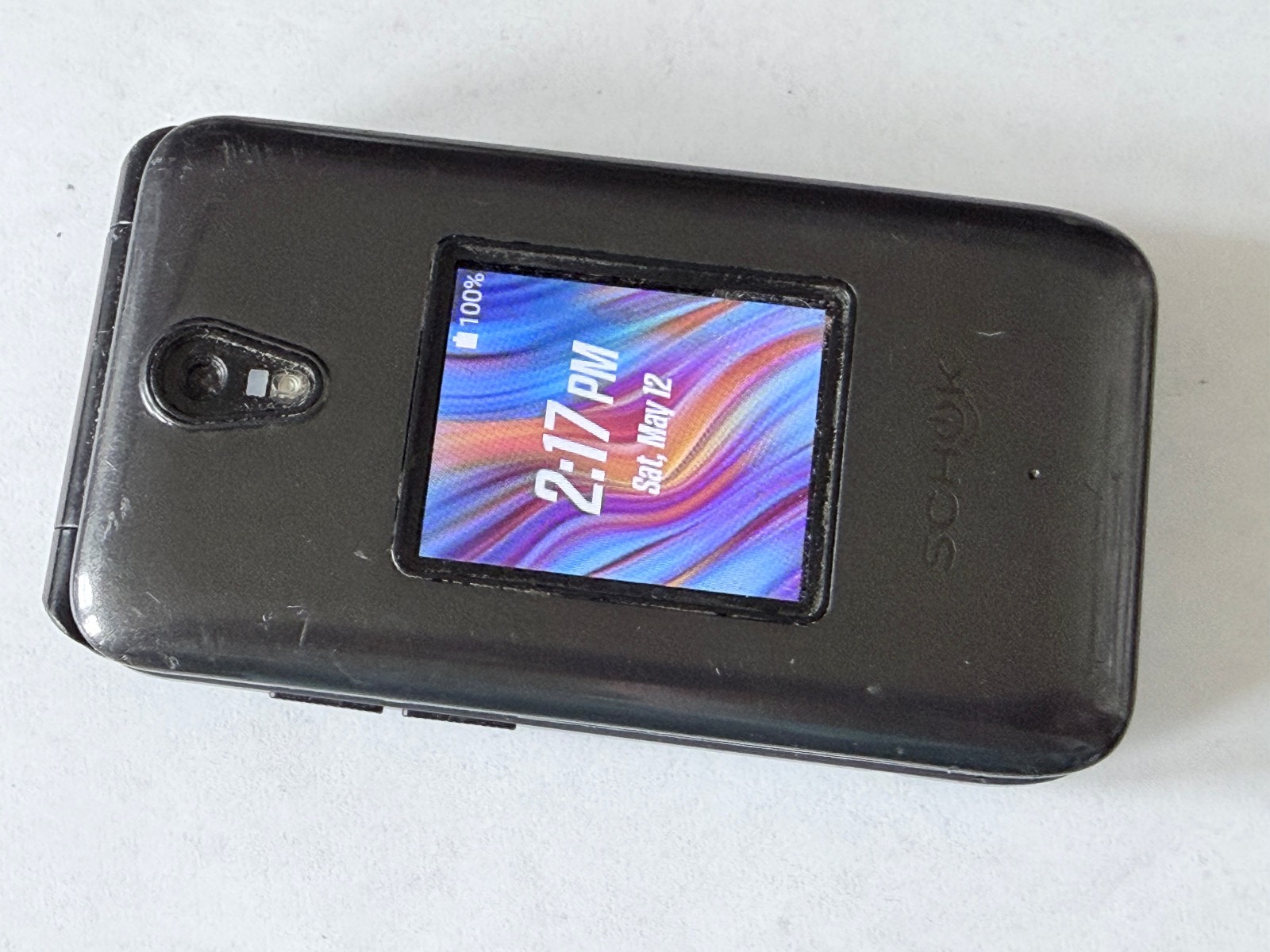 METRO PCS Schok Classic Flip SC3218T 4G LTE Flip Cell Phone ** READ **