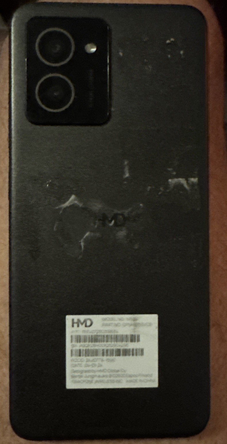 HMD Vibe N159V 64GB Gray (Unknown) Smartphone Fast Ship Broken Parts!! Cracked