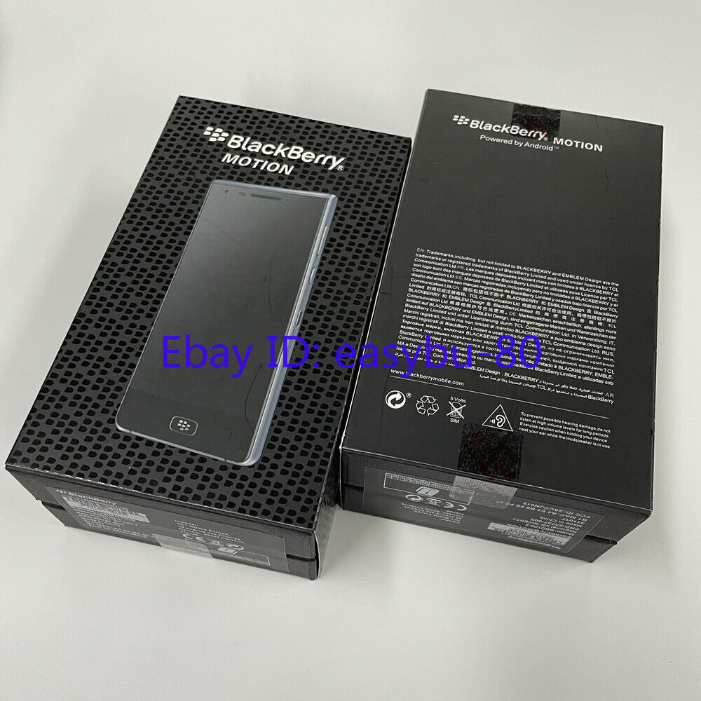BlackBerry Motion BBD100-2 (Unlocked) 32GB 4GB RAM LTE Smartphone- New Sealed