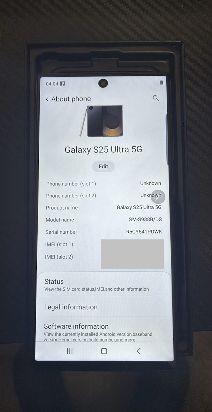 Samsung Galaxy S25 Ultra 5G 1TB 16GB 6.9in 200MP Titanium Black
