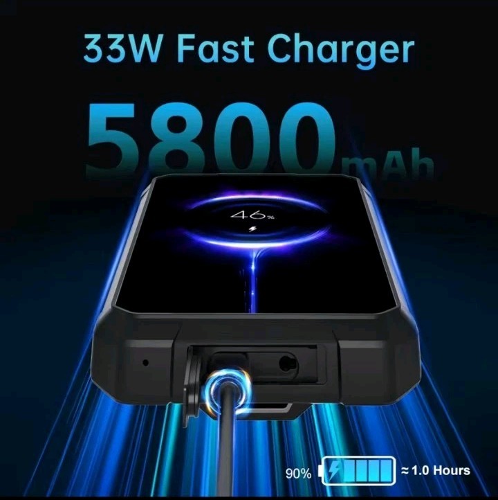 Unihertz Tank Mini 4.3″ Rugged Smartphone 24GB+256GB Helio G99 100MP 5800mAh LED